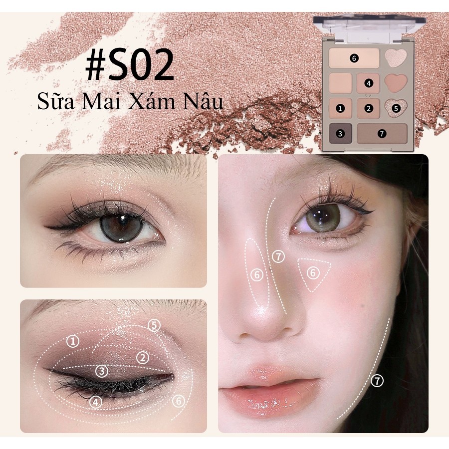 🔥 SALE SỐC Toàn Shop – Đồng Giá & Giảm Giá Cực Mạnh Bảng Phấn Mắt Veecci