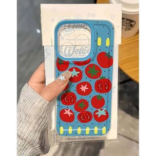Ốp lưng hành tây, cà chua, phù hợp iPhone 17/16/15 ProMax/13, toàn bộ bọc chống sốc