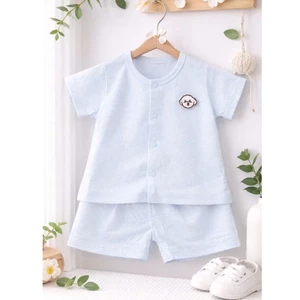 GOODMAMA - BỘ cộc tay bé trai cho bé từ 6 tháng đến 36 tháng, chất siêu mềm siêu đẹp berie