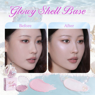 OLIBOLLA Light Sensation Kem có độ bóng cao ba chiều Mặt làm sáng ngọc trai mịn lấp lánh Phấn má hồng có độ bóng cao