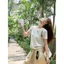 Phong cách Hàn Quốc mùa hè Slim-fit Phiên bản ngắn Vai trước dệt kim rỗng ngắn @ -