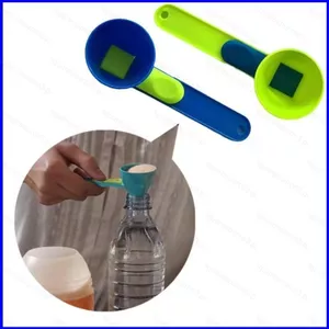 SQ3 Muỗng đo phễu bột protein đa chức năng Bột sữa thìa chống rò rỉ QS3