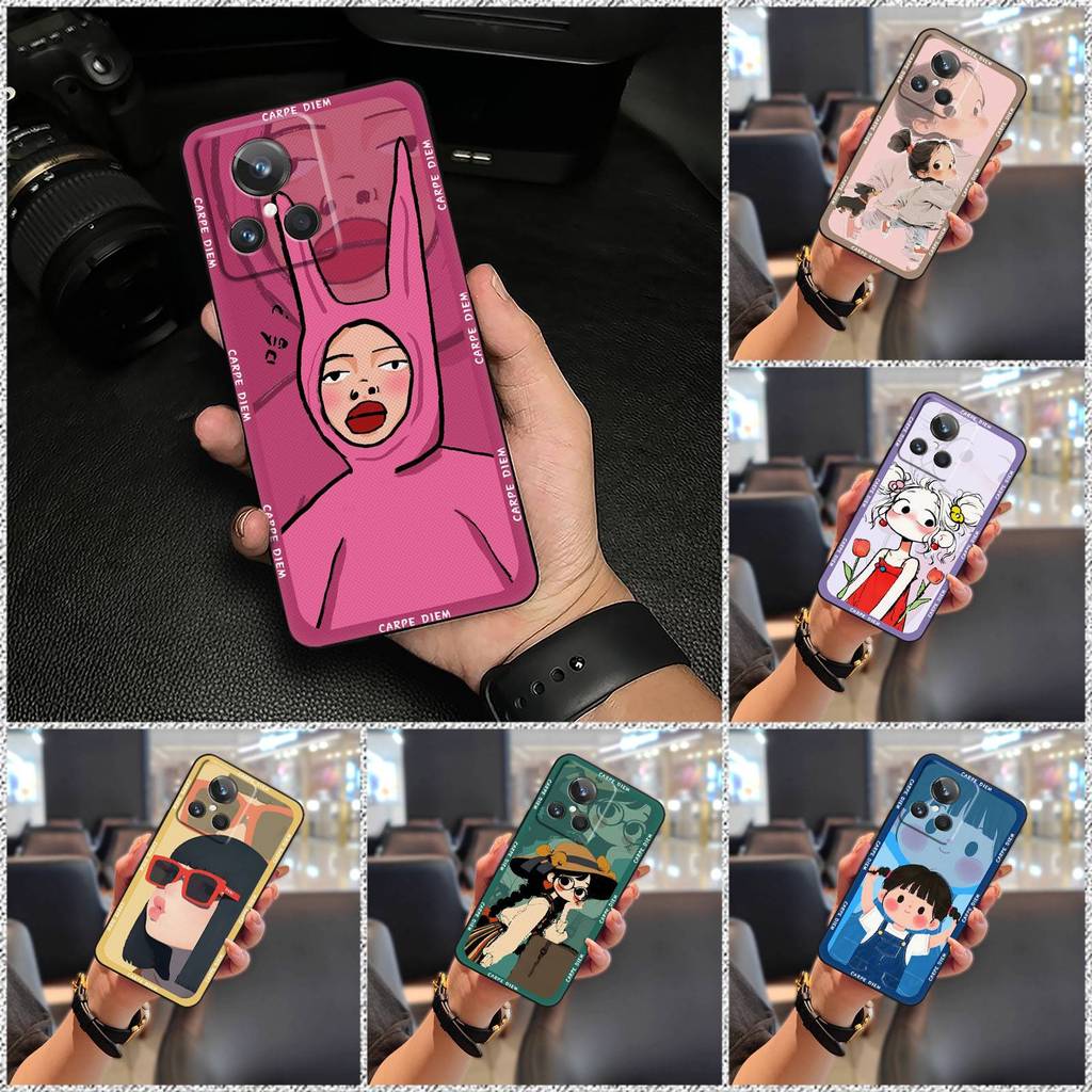 Ốp Điện Thoại OPPO Realme GT2 5G TPU Mềm Bảo Vệ Toàn Bộ, Chống Va Đập, Chống Bụi Bẩn, Chống Thấm Nước, Họa Tiết Graffiti Dễ Thương