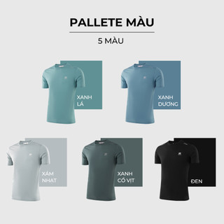 [GIẢM 50%] Áo thun thể thao nam HLA Sportsday chống tia UV kháng khuẩn,Quick Dry hút mồ hôi