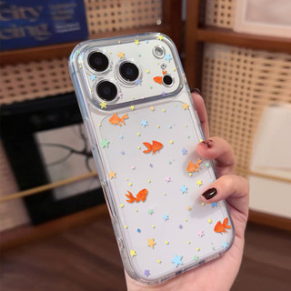 Ốp điện thoại Star & Fish đầy màu sắc cho iPhone 17Air / 16 / 15PLUS / 14 / 13pro Max / 12 / 11 / 7 / 8 Vỏ bảo vệ TPU silicon trong suốt mềm