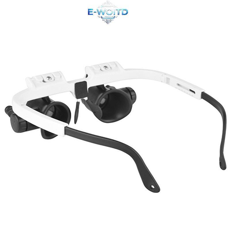 Kính lúp E-WOITD 8X/15X/23X có đèn LED, dùng cho thợ kim hoàn, đọc sách, kính thiên văn