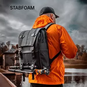Ba lô máy ảnh STABFOAM, Túi máy ảnh DSLR chống sốc chống nước, Ngăn đệm chuyên nghiệp Nylon Truy cập nhanh Tay áo máy tính xách tay Sử dụng du lịch