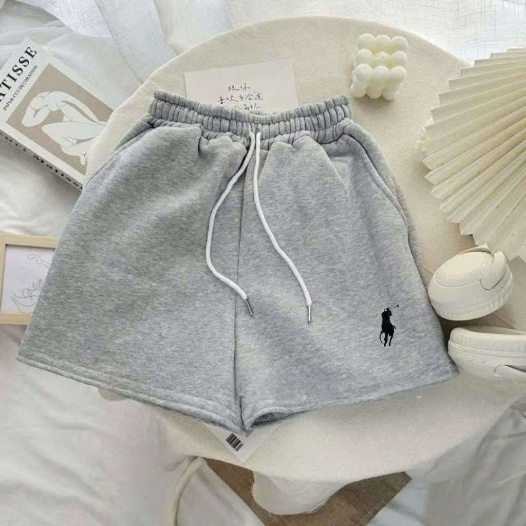 sét bộ đồ nữ quần đùi cộc xám tiêu cờ mỹ dáng ngắn dây bản to + mix áo phông trơn dáng ullzang- thoitrangthubio
