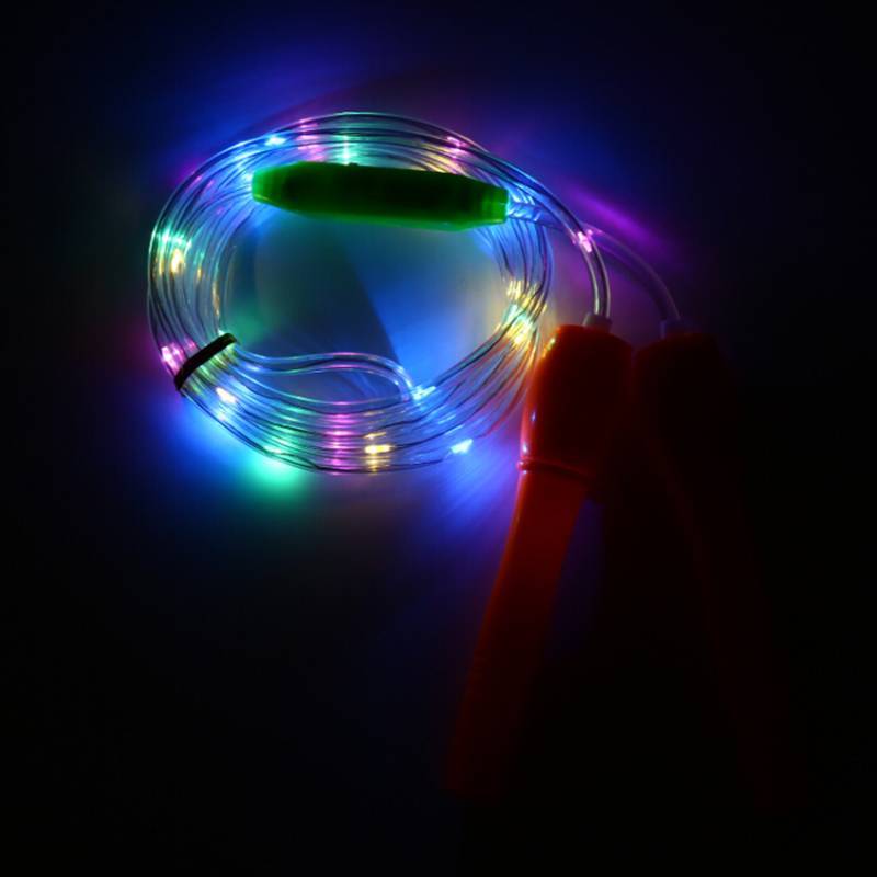 GOAY Light Up Led Nhảy Dây Trẻ Em Trẻ Em Nhảy Tập Thể Dục Trẻ Em Màu Ngẫu Nhiên VN