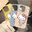 Ốp lưng iPhone họa tiết mèo Kitty họa tiết da mềm chống sốc cao cấp - iP X/XS/11/12/13/14/15/16/17/Plus/Pro/Max/Air