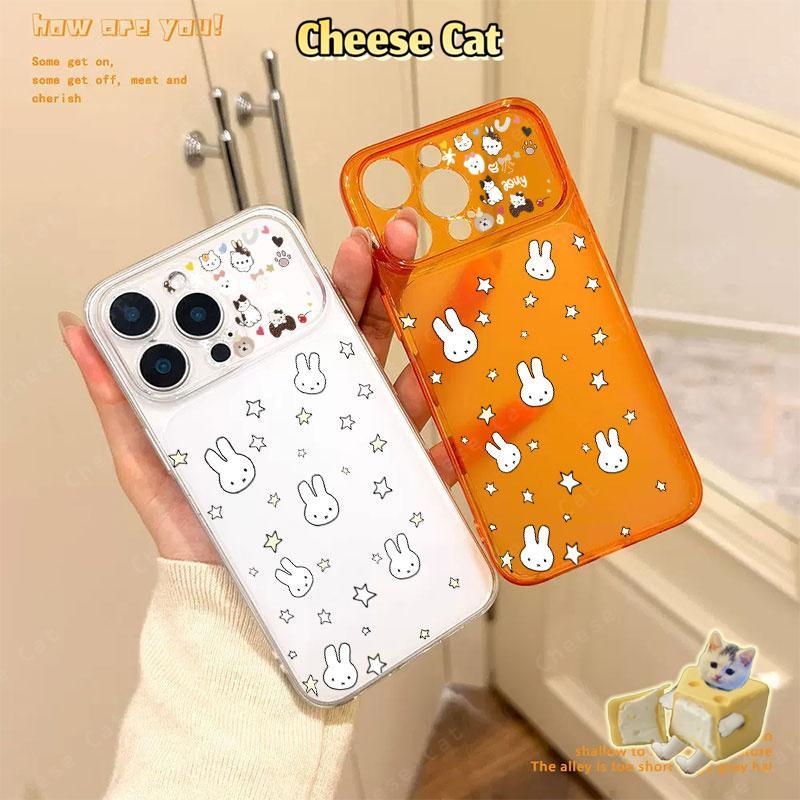 trở thành 17 Pro Max Miff Ốp điện thoại hình thỏ sao cho iPhone 14 15 16 Plus 13 12 11 Pro Max Xs Maz XR