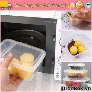 ORDOBOX Dã Ngoại Ăn Nhẹ Chất Lượng Cao Trẻ Em Đi Học Bộ Đồ Ăn Cắm Trại Bộ Đồ Ăn Lật Thiết Kế Vỏ Chuẩn Bị Hộp Cơm Trưa