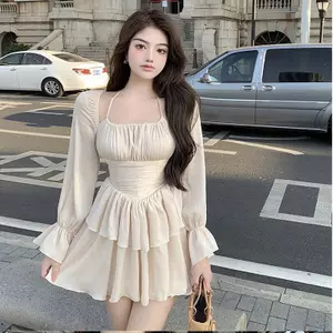 Kích thước lớn Pure Desire Váy quây gợi cảm Nữ Thu Đông Béo mm Cô Gái Nóng Hẹp Eo Ôm Hơn Váy Xuân Thu