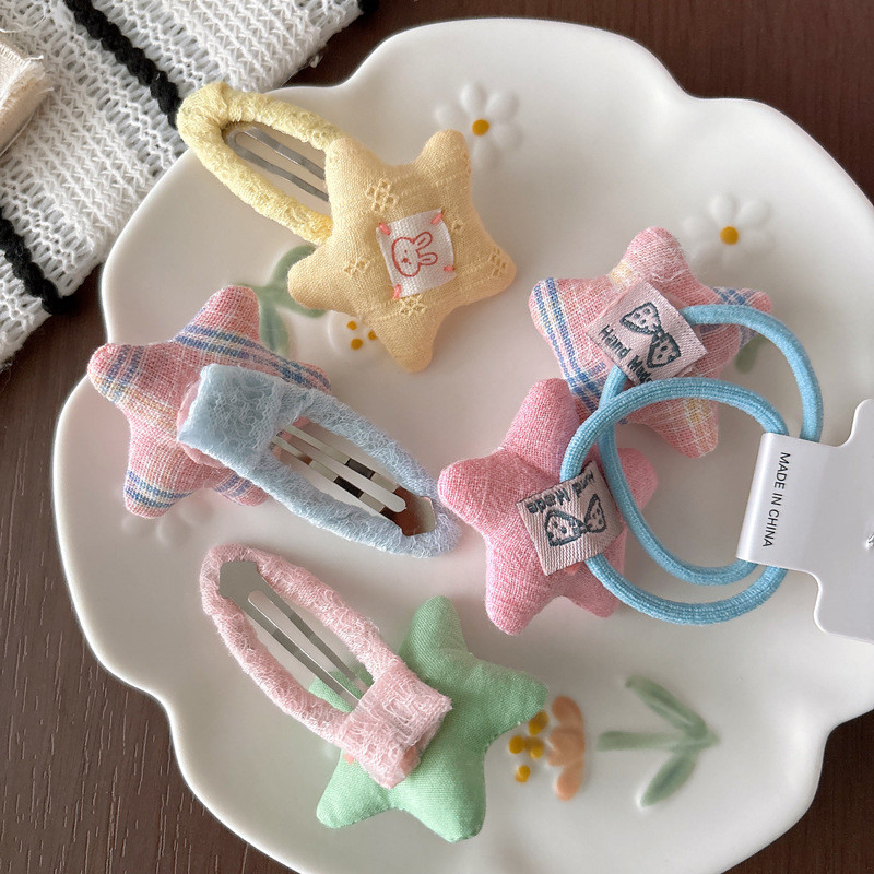 Phụ kiện tóc kẹp tóc hình ngôi sao dễ thương cho bé gái