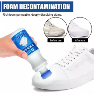 Nước Tẩy Giày 100ml Không Nước Bọt Tẩy Trắng Da Giày Cho Da Vải Lưới Vải Bóng Rổ Thể Thao jiwvn