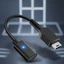 Btsg Cáp cấp nguồn USB Type C đa năng Chiều dài 10Cm với đèn báo trạng thái sạc LED để tiện lợi