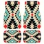 Thảm trải sàn ô tô phong cách Bohemian Retro Bộ bốn mảnh Thảm trải sàn chống bụi bẩn Thảm lót chân