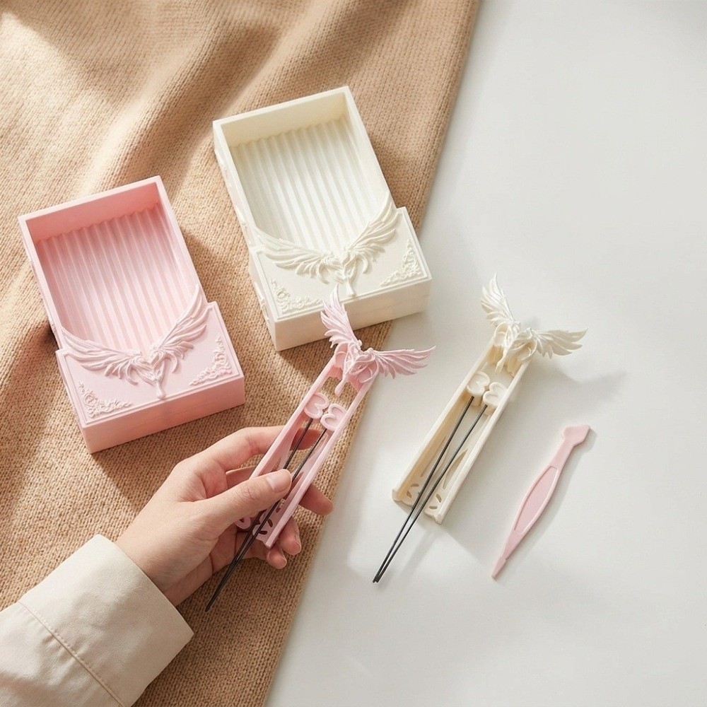 Bộ Xẻng Đậu HIGHVIEWLS, Thiết Kế Cánh Thiên Thần DIY Handmade Cầu Chì Hạt Khay Chọn, Làm Đậu Cầm Tay Sáng Tạo Vị Trí Hạt Bút Hạt Dụng Cụ Phân Loại