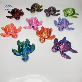 ELBBKG 3D In Hình Rùa Tượng Nhỏ Di Chuyển Khớp Bộ Sưu Tập Sáng Tạo Để Bàn Trang Trí Đồ Trang Trí Ngày Lễ Quà Tặng Mới