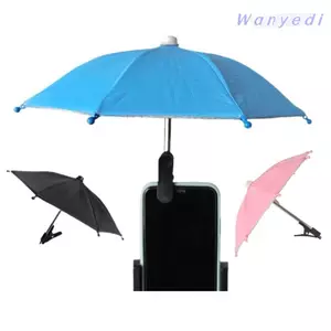 Giá đỡ ô điện thoại WANYEDI, có kẹp che nắng chống nắng ô điện thoại, điện thoại đa năng chống mưa Mini chống nước chống nước ô xe đạp
