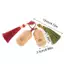 PNPIA- 1ml Con Lăn Tre Trống Chai Chăm Sóc Da Hộp Đựng Phong Cách Cổ Đại Cuộn Trên Chai Nước Hoa Nhỏ Có Mặt Dây Chuyền