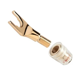 Thiết bị đầu cuối dây loa kim loại tấm vàng BTM 46Mm để tăng cường trình bày âm thanh