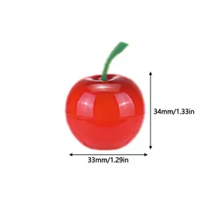 ECK 1 / 3 Chiếc 8g Có Thể Đổ Lại Sáng Tạo Trẻ Em Anh Đào Thiết Kế Trái Cây Hình Hoa Son Dưỡng Môi Hộp Đựng Kem Lọ Cho Trẻ Em HOT
