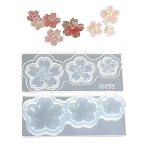YOI Di Động Thanh Lịch Hình Sakuras Khuôn Làm Móng Tay Silicon Nhẹ Dụng Cụ Thủ Công