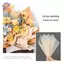 HFTOY 38 Chiếc Khăn Giấy Cotton Sữa Người Bán Hoa Giấy Gói Hoa DIY Handmade Bó Hoa Thủ Công Quà Tặng Ngủ Đồ Dùng Tiệc Cưới ~