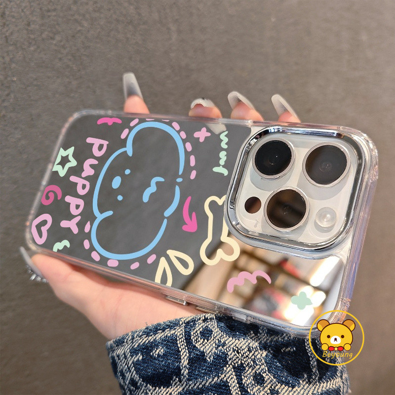Ốp Điện Thoại Hình Chó Mèo Hoạt Hình Cho Huawei Pura 90 Pro Max 80 70 Pro Plus Ultra P60 P50 P40 Lite P30 Pro Vỏ Gương Chống Sốc Dễ Thương