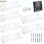 Kệ CD NORDICLIFE, Giá đỡ hiển thị bản ghi Acrylic, Giá đỡ ghi âm Vinyl 4 / 7 / 12 inch treo tường