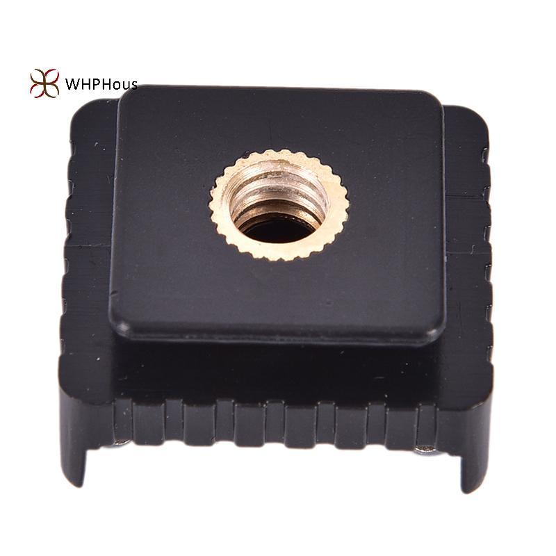 < WHPHous-t > Flash Cold Hot Shoe Braet Mount Adapter 1 / 4 "Vít cho Studio Speedight Tripod Đẹp