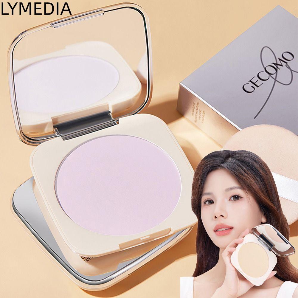 LYMEDIA Soft Focus Pressed Powder, Covers Blemishes Thiết lập trang điểm chống thấm nước Pancake, Kiểm soát dầu chống mồ hôi di động Matte Set Up Powder Daily Makeuo