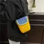 HNKMP Color Blo Patch Túi đeo vai điện thoại Nylon Túi đeo chéo Mini dành cho nam giới Ví an toàn nhẹ cho phòng tập thể dục đi bộ đường dài.