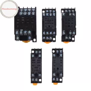 Hooudou PYF08A PYF11A PYF14A PTF08A PTF14A Đế Rơ Le Soet 8 / 11 / 14 Pin Mini Nhỏ Trung Cấp Relay Giá Đỡ VN