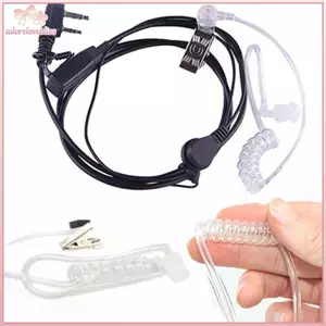 THÊM Tai nghe phong cách FBI Tai nghe Tai nghe Mic An ninh Đài phát thanh Walkie Talkie Pro 2 Pin BSS