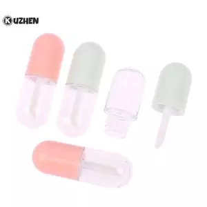 KUZHEN 10 Chiếc 5ml Son Bóng Môi Glaze Ống Mini Dễ Thương Viên Lipsti Ống Rỗng Son Bóng Ống Tự Làm Hộp Đựng Mỹ Phẩm HOT