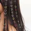 LUImo 50 Chiếc Trái Tim Tình Yêu Tóc Trang Sức Cho Dreadlo Tóc Bím Tóc Quyến Rũ Dreadlos Phụ Kiện Bện Nhẫn Vòng Bím Tóc Trang Trí SBS
