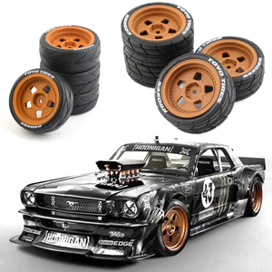 4 65MM A / BType 12mm Hex 1 / 10 RC Rally Lốp xe và bánh xe nhựa cứng 1Rubber Drift Lốp cho tỷ lệ 1 / 10 trên xe đua đường trường Tamiya XV01 XV02 HSP 94123 HPI KYOSHO WLtoys PTG2