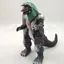 Mô hình đồ chơi quái vật cao su mềm lớn Godzilla Big Skeleton Godzilla Lightning Killer Doll Bellia Red Chiều cao 17cm
