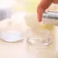 Trong Kho 50PC Rõ Ràng Kem Jar Mini Mỹ Phẩm Chai Container Nồi Trong Suốt Cho Móng Tay Cá Tuyết