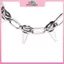 MYPANDA Mới Spike Rivet Punk Cổ Nelace Goth Ro Biker Liên Kết Chuỗi Choker Trang Sức.