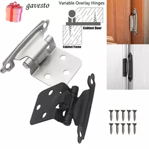 Bản lề lò xo GAVESTO, Bản lề tự đóng bằng sắt, có ốc vít Bù đắp gắn bộ đệm thủy lực Bản lề Phụ kiện phần cứng