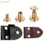 EDIWANY 10 Chiếc 5 / 6.5 / 8 Mm Dây Đeo Đinh Tán Vít DIY Vải Nút Đồng Móng Tay Đầu Tròn Vít