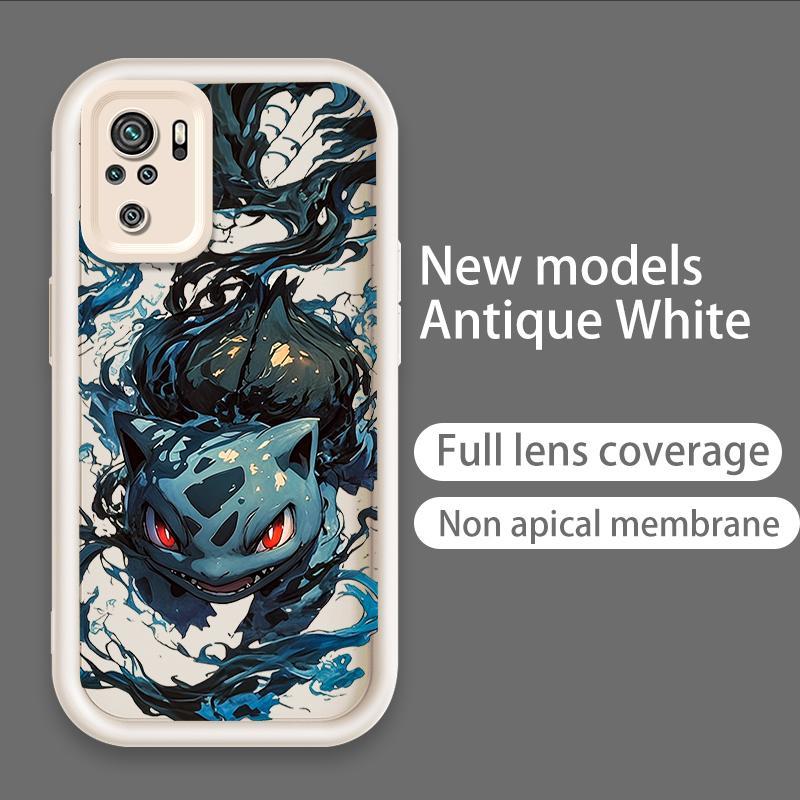 Ốp Lưng Cho Redmi Note 10 10S Pro Max 4G POCO M5S Hoạt Hình Silicon ins Mềm TPU Pikachu Bulbasaur Pokémon Angel Eye Vỏ Điện Thoại Chống Sốc
