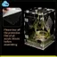 Dành cho nhện nhảy, tắc kè, Tarantulas Tương thích Acrylic Bò sát Terrarium Lắp ráp dễ dàng, 360° Thiết kế rõ ràng Vỏ thú cưng an toàn