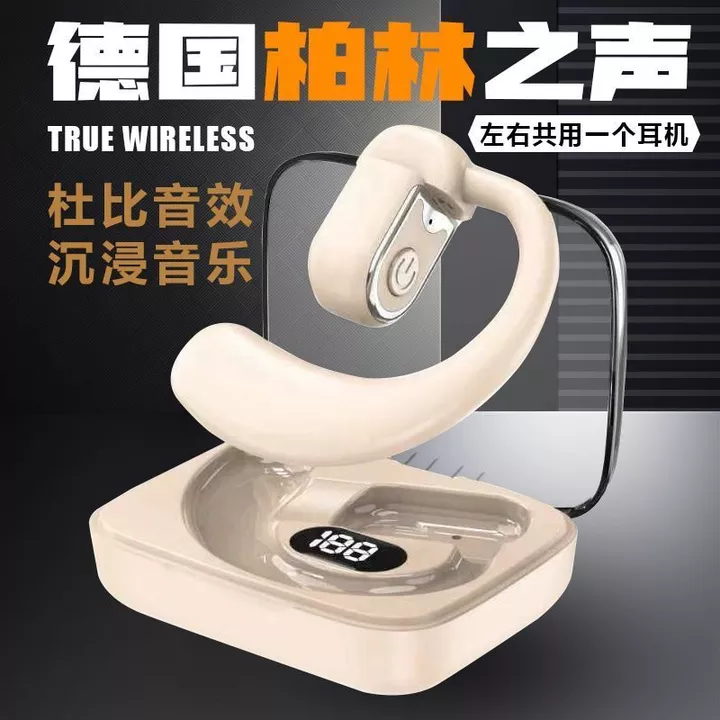 Tai nghe Tai nghe Tai nghe Tai nghe Bluetooth Tai nghe Bluetooth Dẫn truyền xương Tai nghe Bluetooth không dây Không móc trong tai Tai nghe thể thao Tuổi thọ pin dài OPPO Universal 6.10 DD