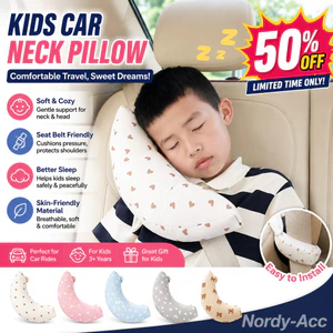 XE CỔ PILLOW Cho Trẻ Em Gối Du Lịch Đệm Mềm Xe Ngủ Phụ Kiện Đa Năng Ô Tô Dây An Toàn Dây Đeo Vai Bảo Vệ Gối Nội Thất Thoải Mái