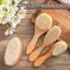 Bàn chải tay cầm bằng gỗ Bàn chải tóc cho bé Sơ sinh Lược chải tóc cho trẻ sơ sinh Máy mát xa đầu mới