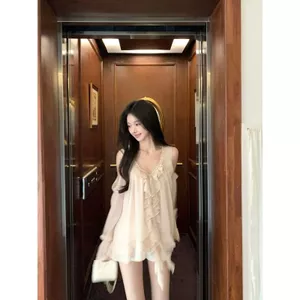 Lá Sen Mùa Hè Pháp Nhẹ Nhàng Cẩn Thận Dài Tay Ấm Ruyu Áo Sơ Mi Top Rời Nhỏ Phong Cách Mới Sang Trọng Xuân Hè